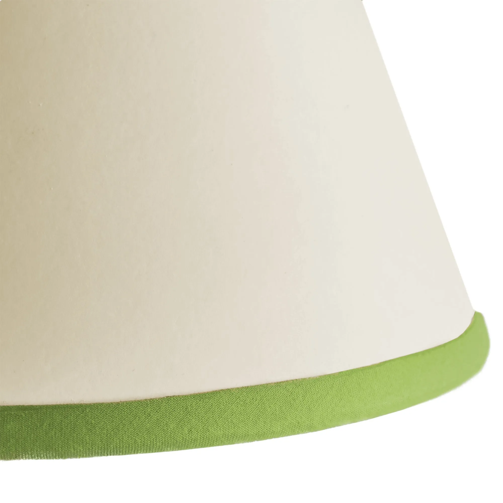 16cm Empire Top n Tail shade in cream card with classic green tape