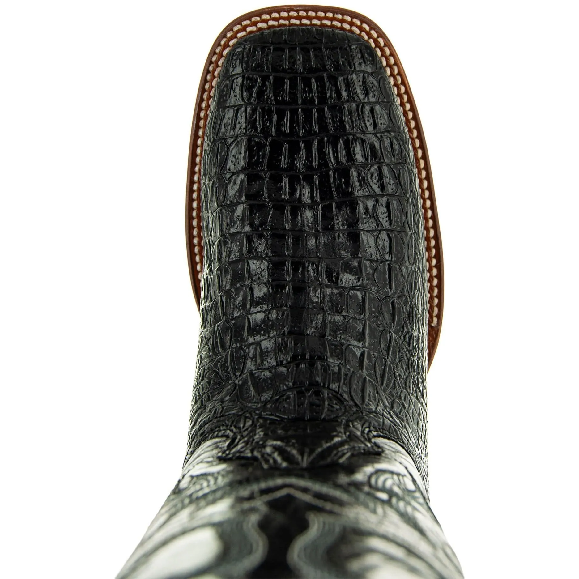 Caiman Belly Print Men's Cowboy Boots H4001