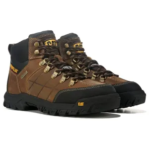 Caterpillar Men's Waterproof Steel Toe Work Boots, Brown