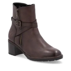 Damson Brown Ankle Boots