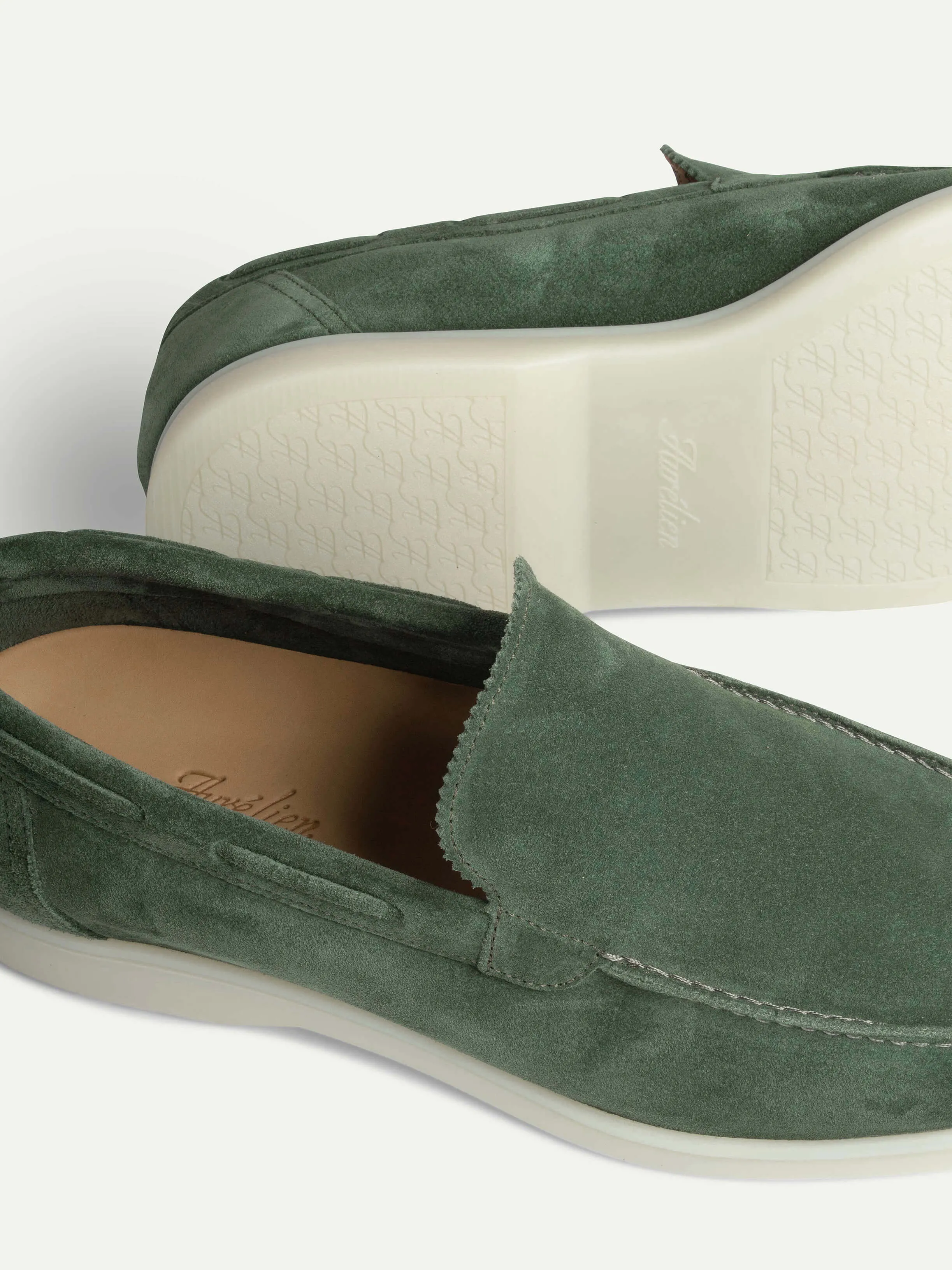 Deep Green Yacht Loafers