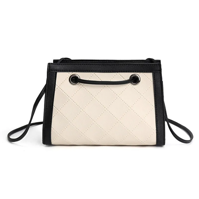 Foreign trade wholesale 2024 new Korean version pressed checkered handbag customizable logo crossbody mobile phone bag