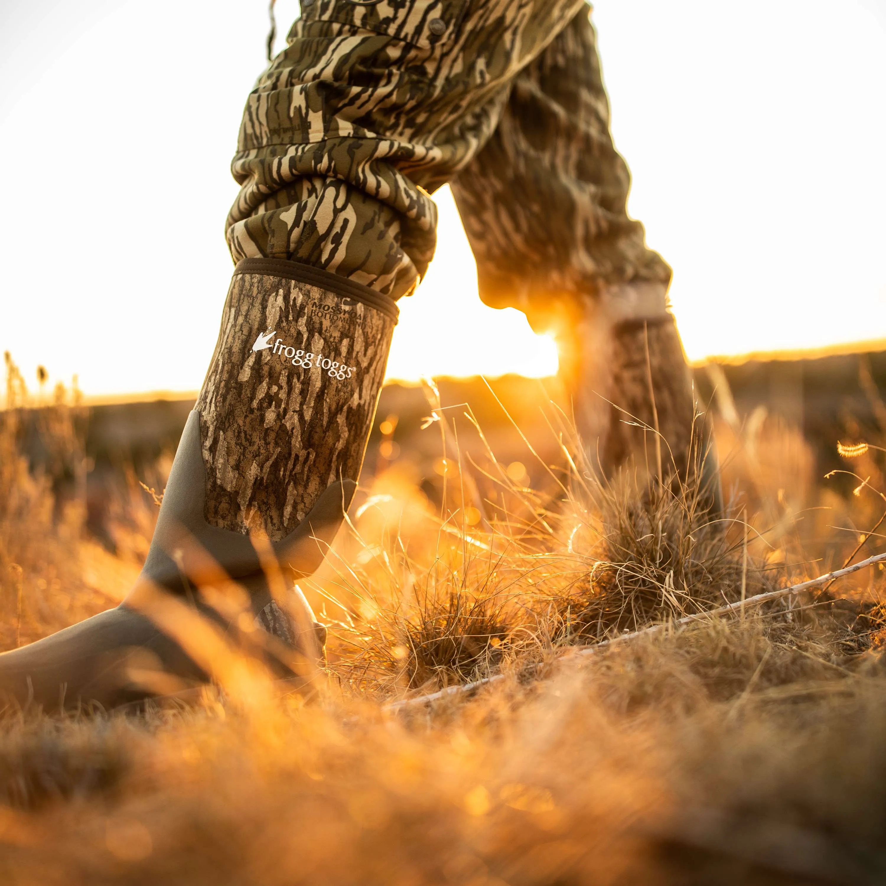 Frogg Toggs Mens Mossy Oak Bottomland Ridge Buster 1200gm Thinsulate Knee Boots