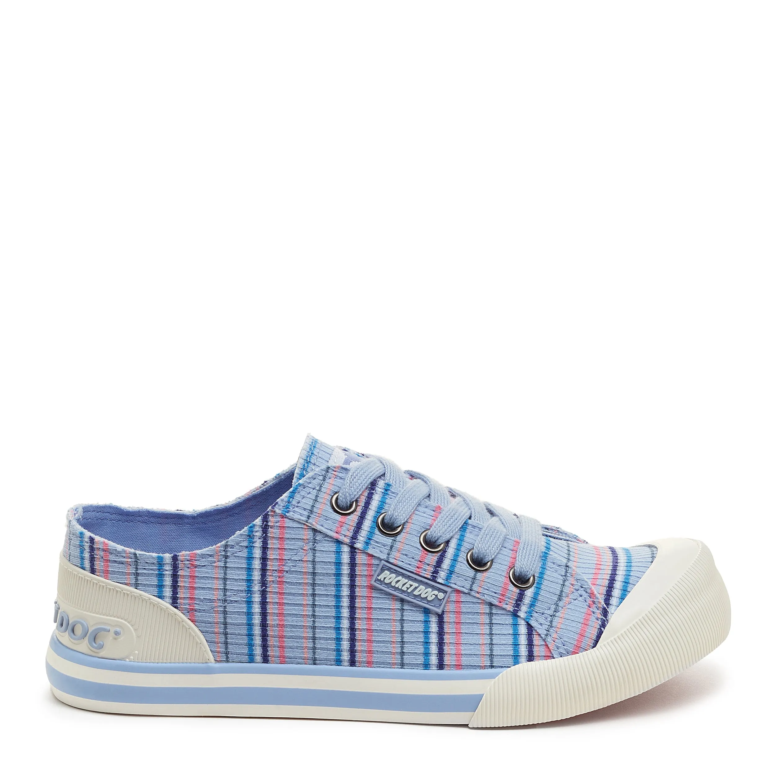 Jazzin Periwinkle Stripe Trainers