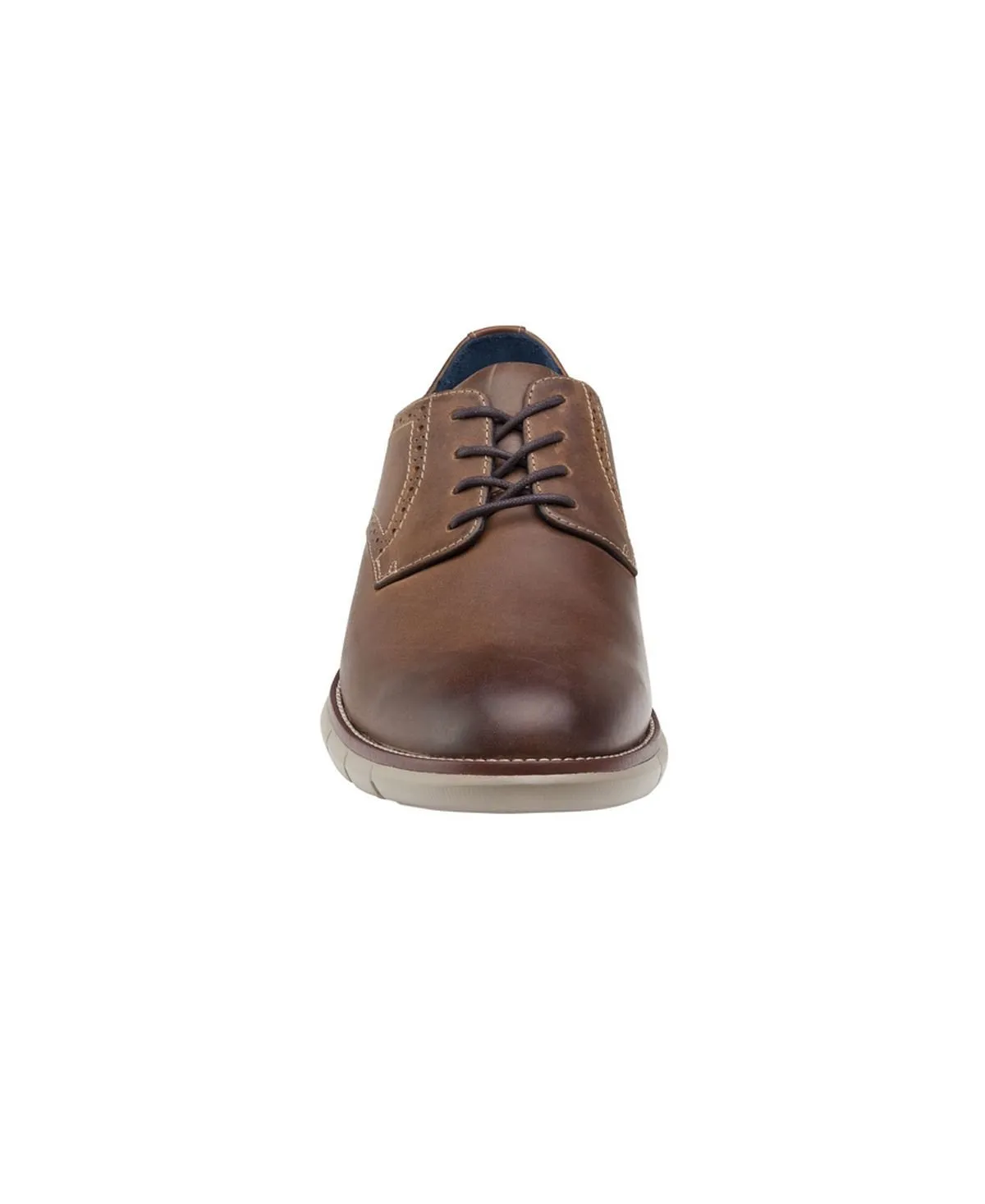 Johnston & Murphy Men's Milson Plain Toe Shoes, Brown