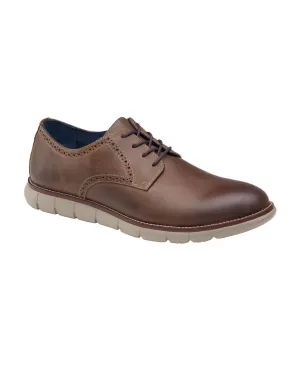 Johnston & Murphy Men's Milson Plain Toe Shoes, Brown