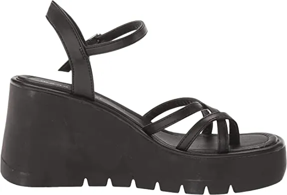 Madden Girl Women's Vaultt Wedge Sandal - Black Pari VAUL01J1