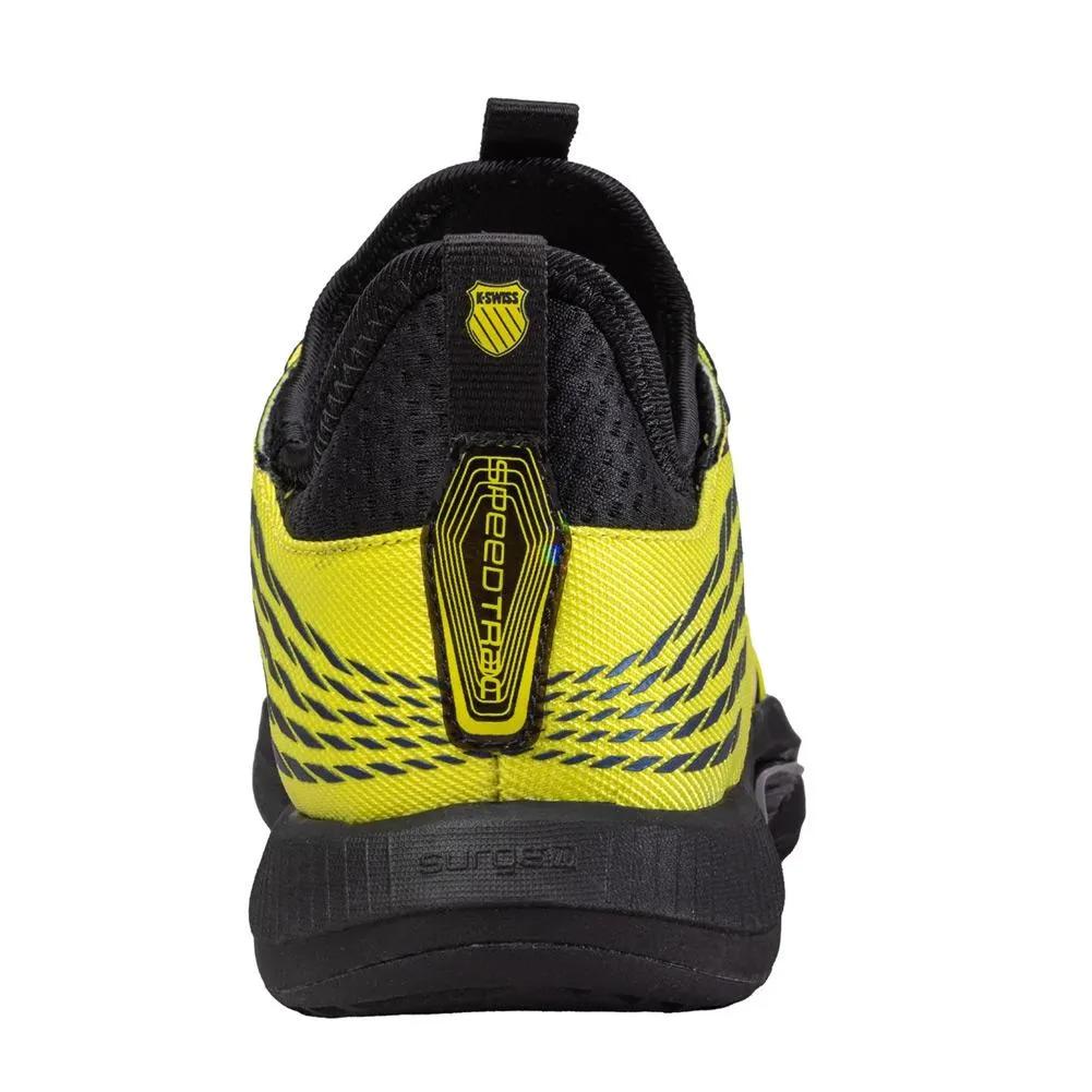 Men`s SpeedTrac Tennis Shoes Black and Yellow