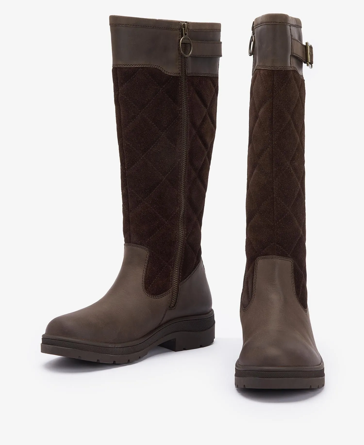 Oak Knee-High Boots - Brown