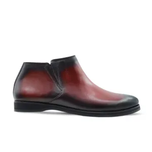 Paister - Men's Burnished Oxblood Calf Leather Chelsea Boot