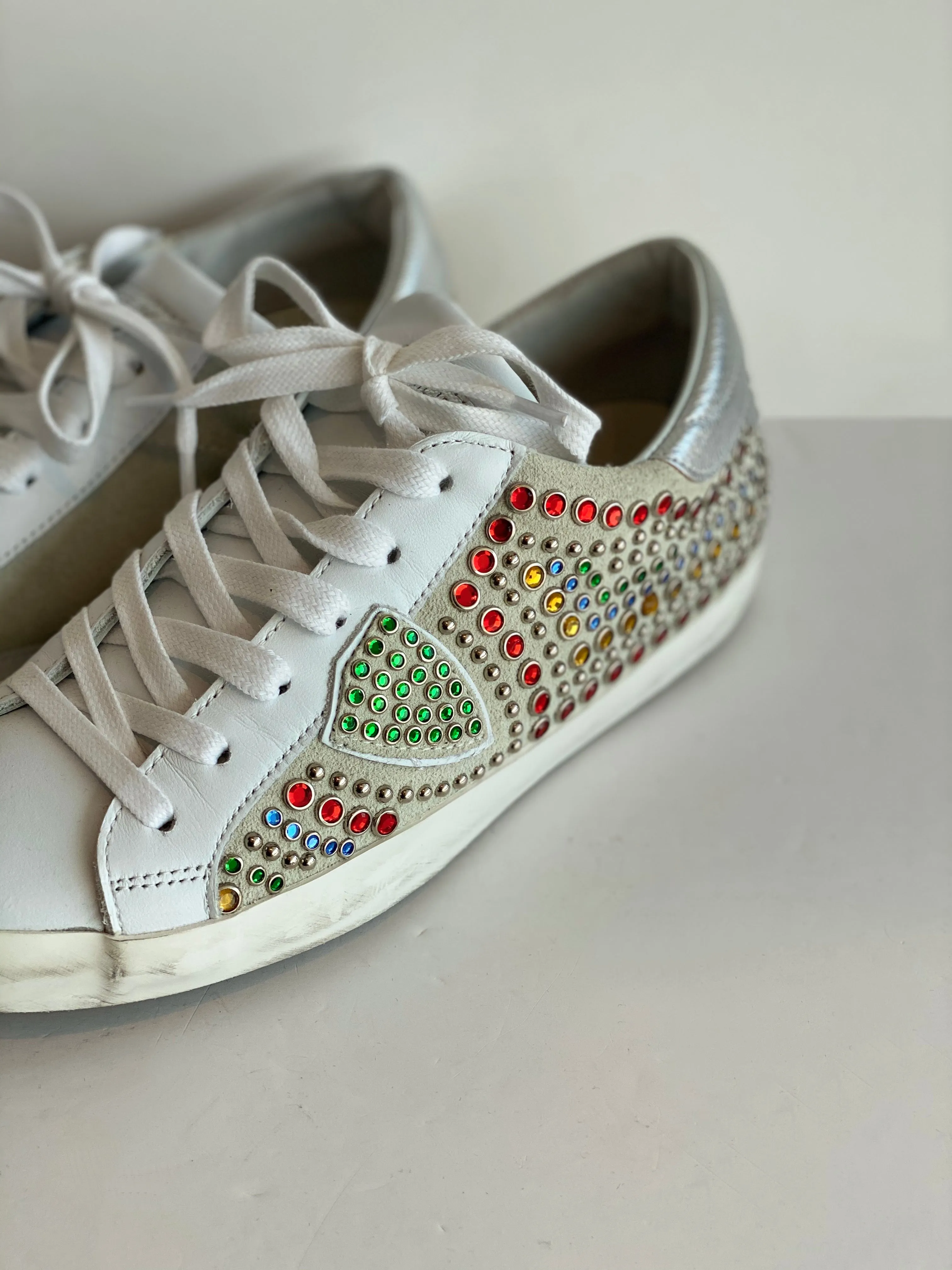 Philippe Model Carioca Jules Blanc Multicolor Sneakers