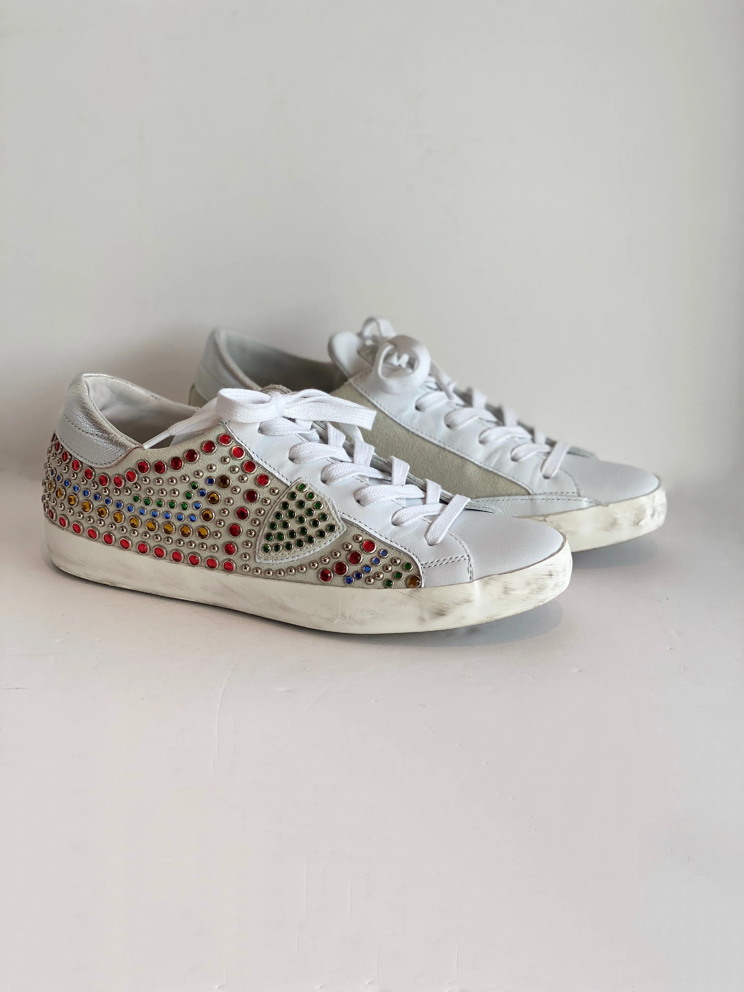 Philippe Model Carioca Jules Blanc Multicolor Sneakers