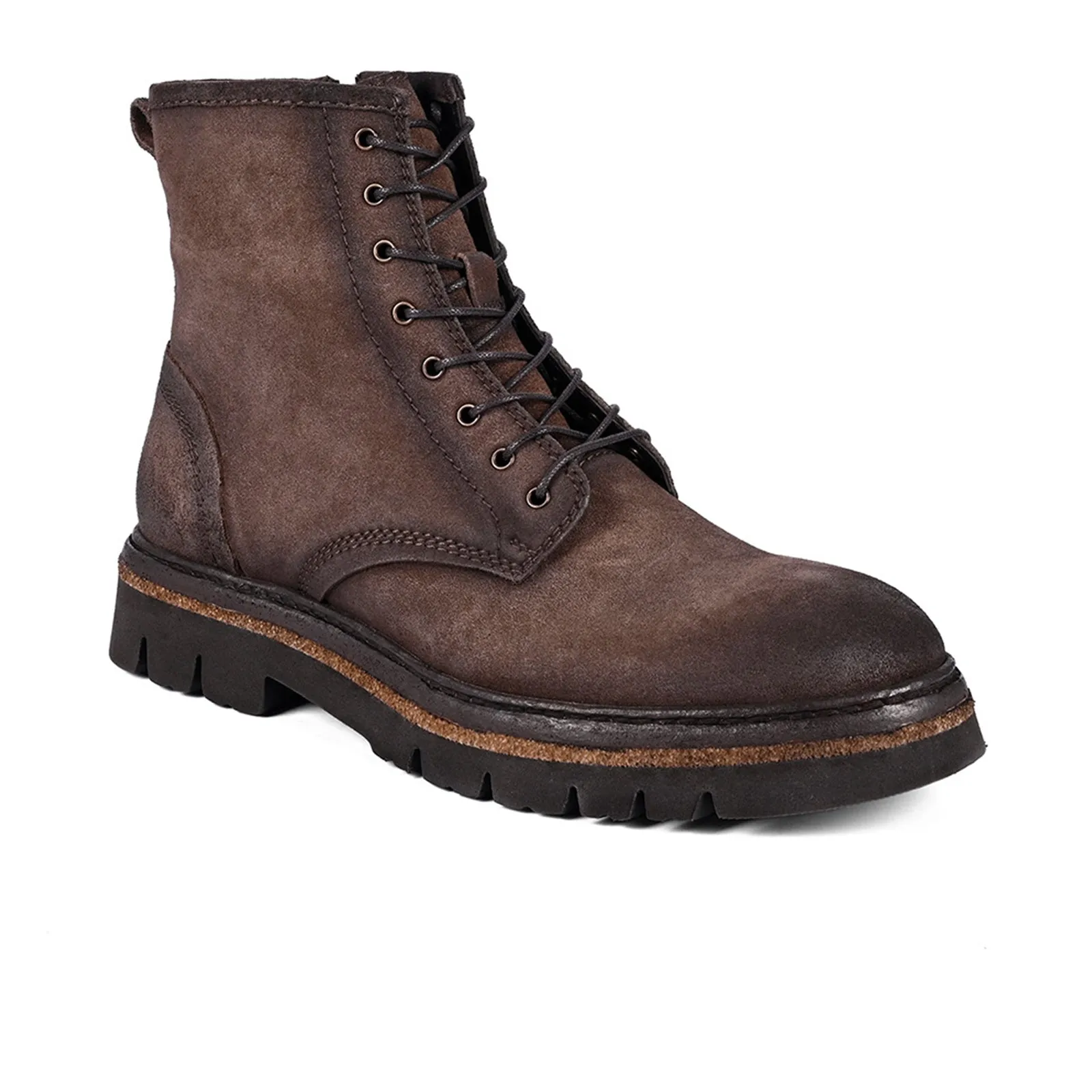 ROAN Duty Lace Up Boot (Men) - Brown Valour