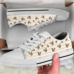 Squirrel Shoes, Squirrel Sneakers, Shoes With Squirrel For Men And Women, Low Top Sneaker, Low Top Canvas Shoes