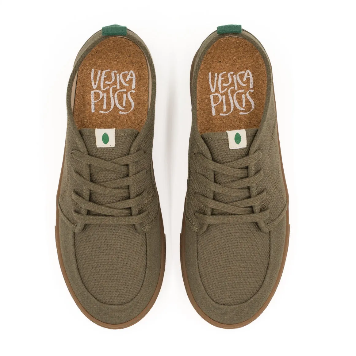 Vegan sneaker kaki TAG026