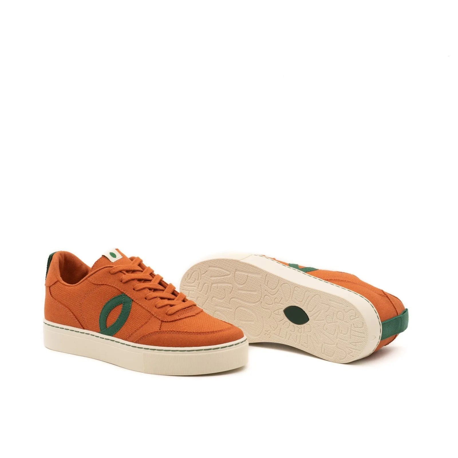 Vegan sneaker Orange SON007