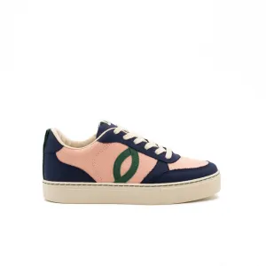 Vegan sneaker Pink/Dark blue SON016