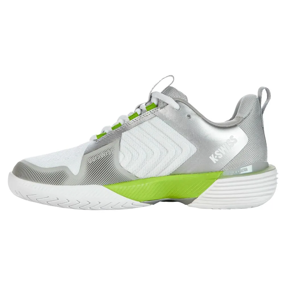 Women's Ultrashot 3 Tennis Shoes White and Gray Violet