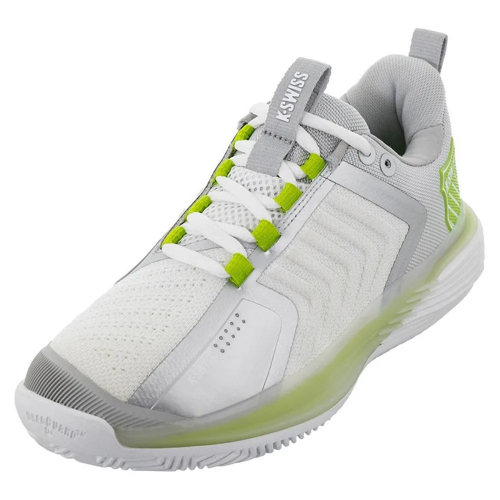 Women's Ultrashot 3 Tennis Shoes White and Gray Violet